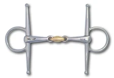Full Cheek Snaffle Horse Bit Stainless Steel mouthpiece Copper KK Style Link 331