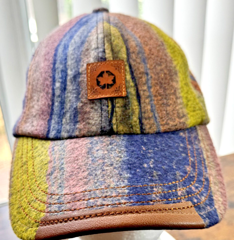 Felt Multi-colored Maple Leaf Adjustable Buckle B… - image 1