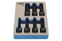 "Laser Werkzeuge Langer Impact Star SteckschlüSsel Bit Satz 1/2\"D 7 StüCk 7119"