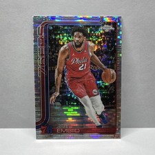 2025-26 Topps Chrome Joel Embiid Pulsar #149 Philadelphia 76ers Basketball Card