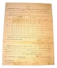 Civil War FORAGE Requisition for Col. A.W. Dennison in Command MARYLAND BRIGADE