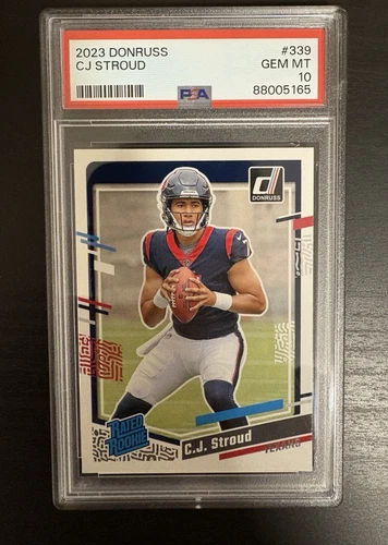 2023 Panini Donruss #339 CJ Stroud RC Rookie Gem Mint PSA 10