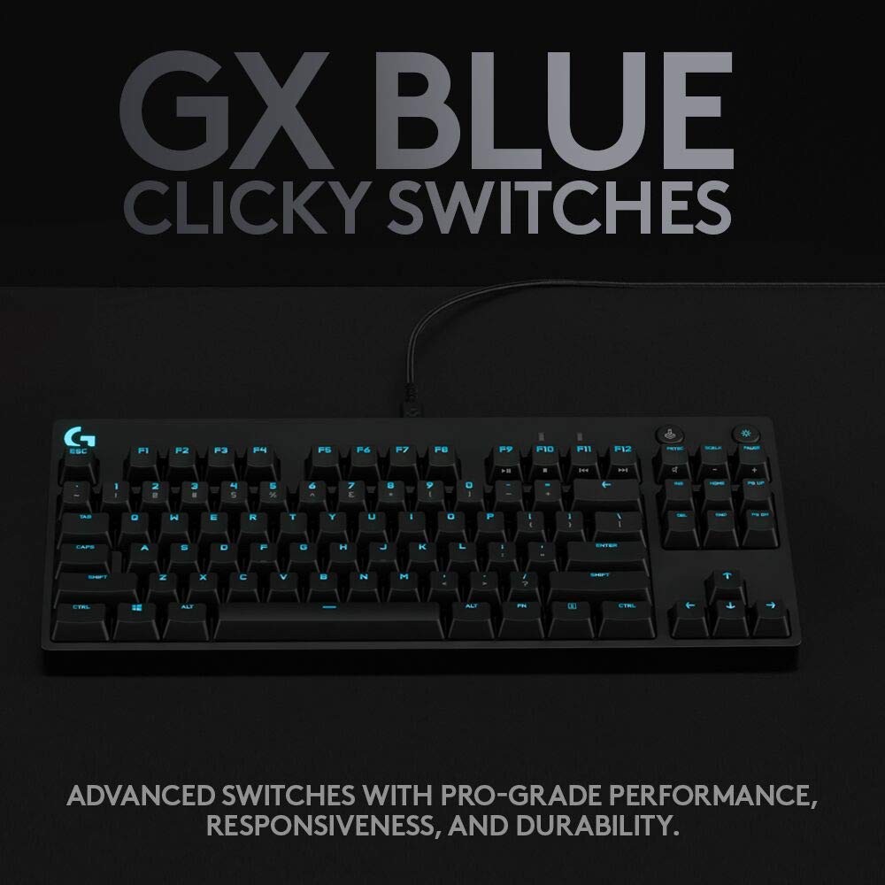 Paquete de escritorio Logitech Pro: teclado mecánico G PRO + almohadilla XL para mouse, imagen 3