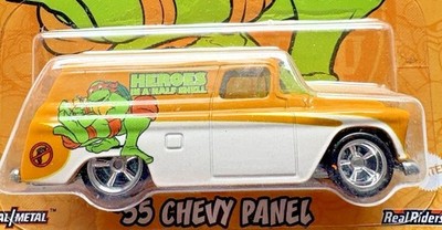 1:64 Hot Wheels Premium - Teenage Mutant Ninja Turtles 2/5 '55 Chevy Panel. 