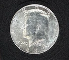 1964 P Kennedy Half Dollar Silver 11.25 Grams Error Defective Planchet # K10