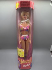 NEW 1999 Hawaii Barbie Doll Mattel 24614 NRFB Pink Floral Bathing Suit NOS Y2K
