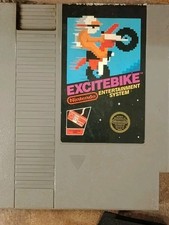 Excitebike Nintendo NES 1985 (Tested And Works) W/ Sleeve
