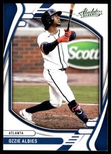 Ozzie Albies 2022 Panini Absolute #57 Braves MLB READ FREE SHIPPING AutographDen