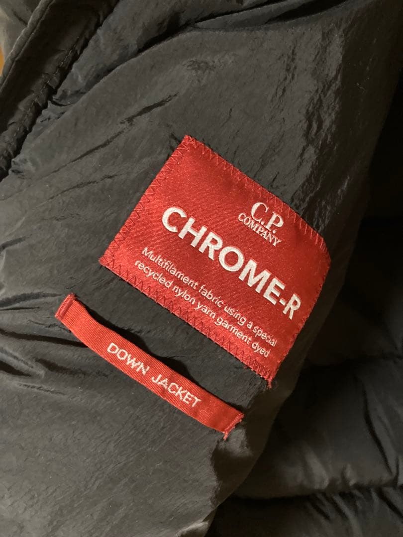 C.P. Company down jacket goggles black XL nylon thumbnail 5