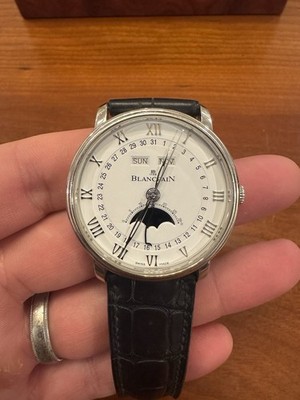 BLANCPAIN Villeret Quantieme Complet 40mm Automatic 6654-1127-55B USED