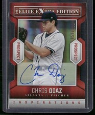 2014 Panini Elite Extra Edition #88 Chris Diaz Signatures Inspirations #/100