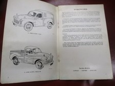 Austin Morris  6/8 cwt  Van  Pickup Handbook 1970 AKD3923 (15th edition)