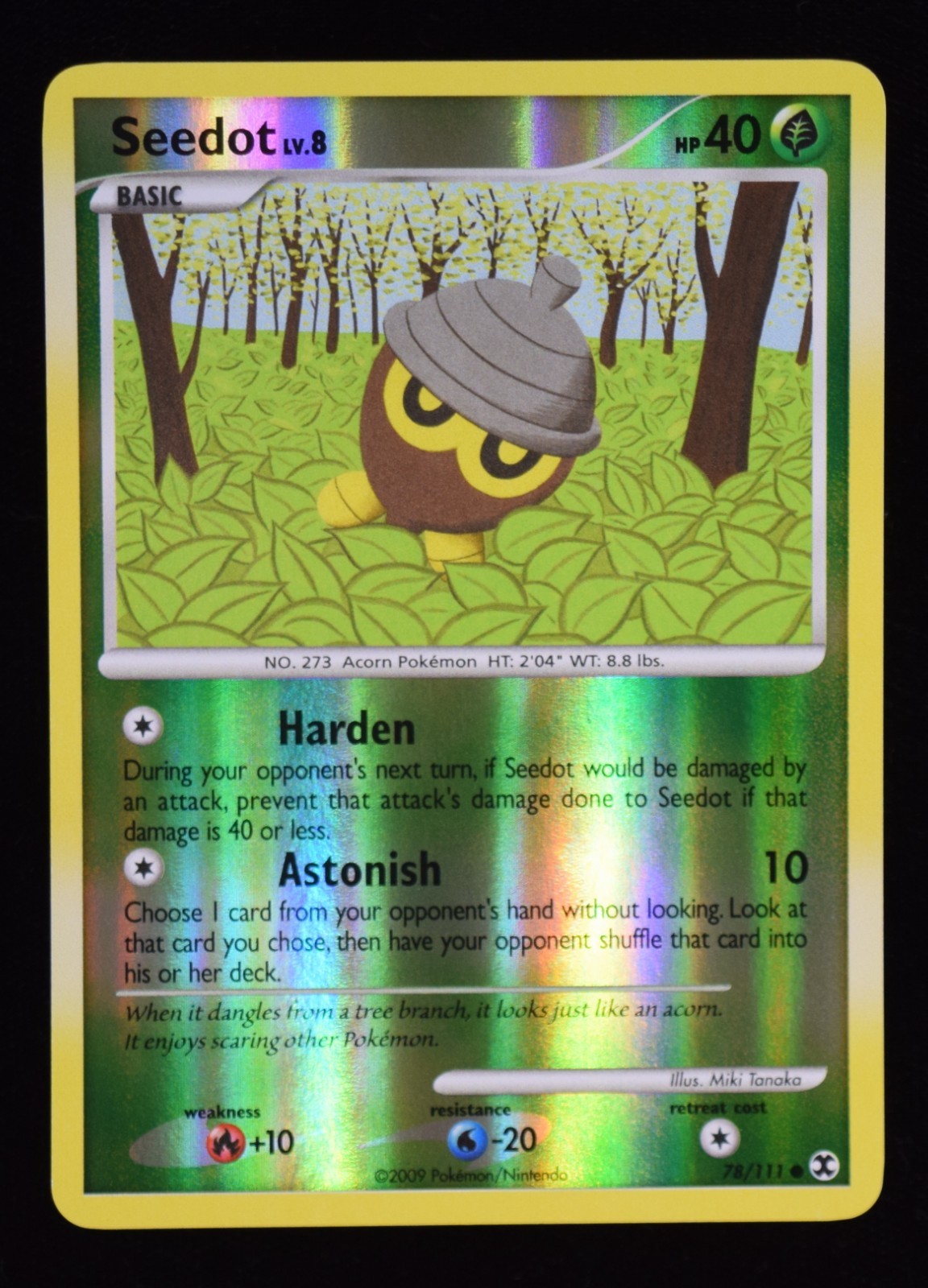 Seedot Reverse Holo - 78/111 - Rising Rivals - Pokemon Card