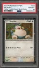 Pokemon Snorlax Twilight Masquerade Three Pk. Blisters Promo SVP EN 122 PSA 10