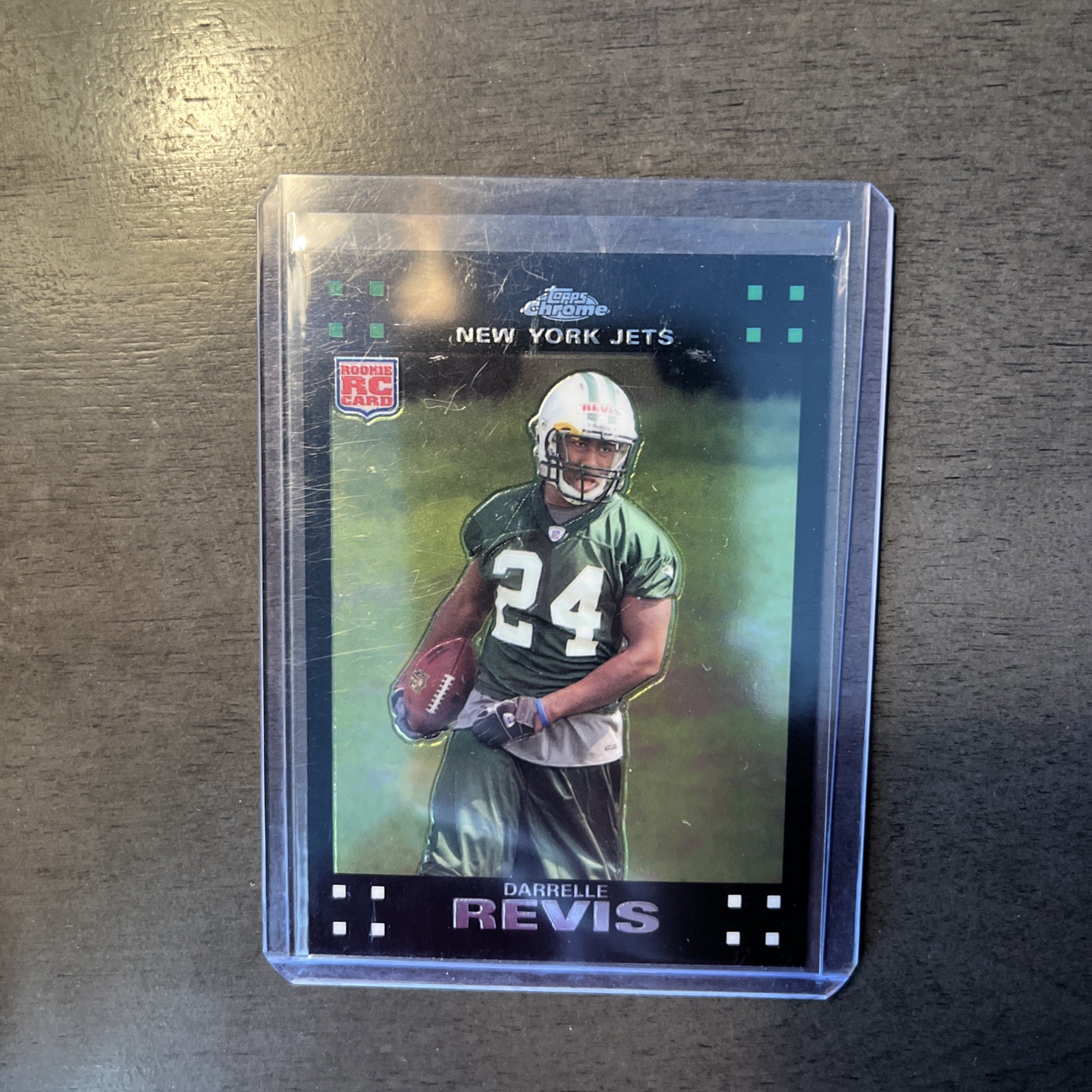 2007 Topps Chrome Darrelle Revis Rookie Card RC TC249 Jets, Patriots, PRO HOF