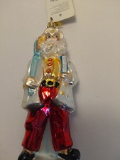 Christopher Radko Santa Floss Dentist Ornamen...