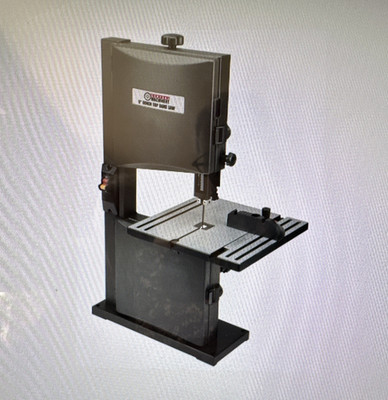 Central Machinery 9 in Band Saw Corded Electric Bench Top/Tabletop, Black
