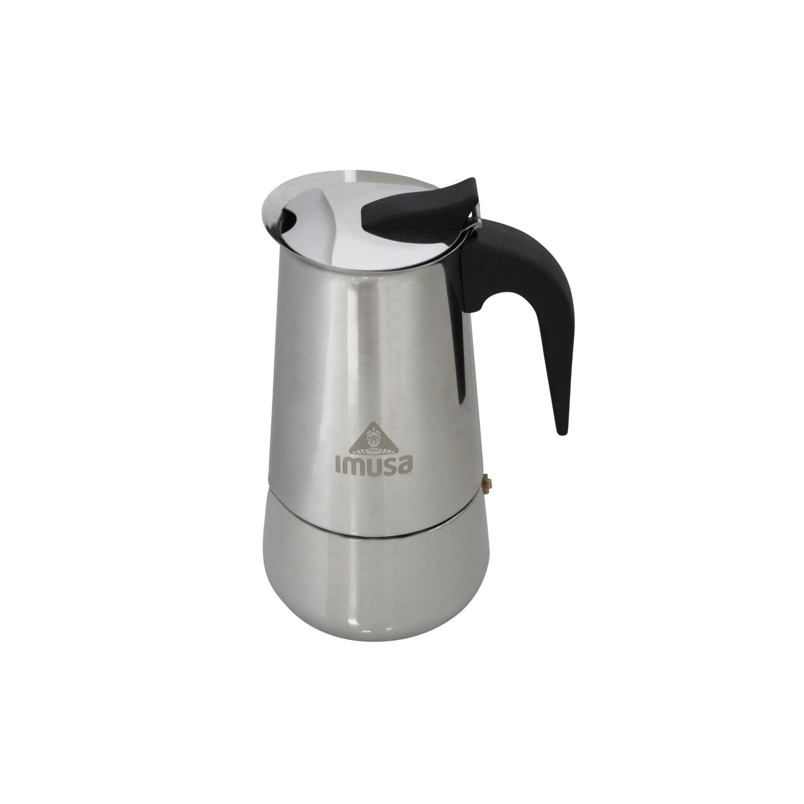 IMUSA USA B120-22061M Stainless Steel Stovetop Espresso 4 Cups, Silver 