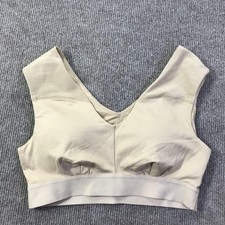 Tommie Copper Sports Bra Womens Medium Beige Compression Shoulder Support Gym