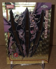 Marketplace image: 2026 Topps Chrome Marvel CLAWED 1/1 Chrome Superfractor Evangeline