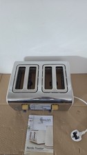 DENTED Swan ST14620WHTN Nordic 4 Slice Toaster White