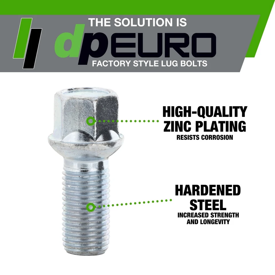 Parafusos de encaixe prata | Volkswagen CC 2009-2017 | Rodas de fábrica - Imagem 4 de 4