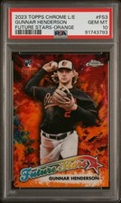 2023 Topps Chrome Logofractor Edition Future Stars Orange Gunnar Henderson #FS3