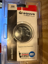 Equus 2 Chrome Water Temperature Gauge 7232 Illuminated W72 Capillary