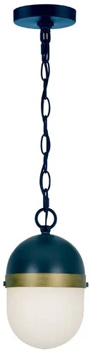 Capsule 12 1/4" Wide Matte Black 3-Light Outdoor Pendant - Picture 8 of 10