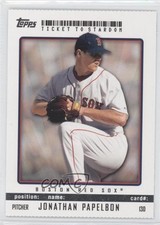 2009 Topps Ticket To Stardom Perforated Jonathan Papelbon #130 0ps8