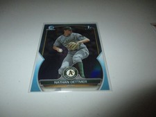 Nathan Dettmer 2023 1st Bowman Draft Chrome Sky Blue Refractor #BDC-146