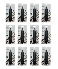  LOT OF 12  Beauty 360 2 In 1 Precision Tweezers Slant  Point Stainless Steel