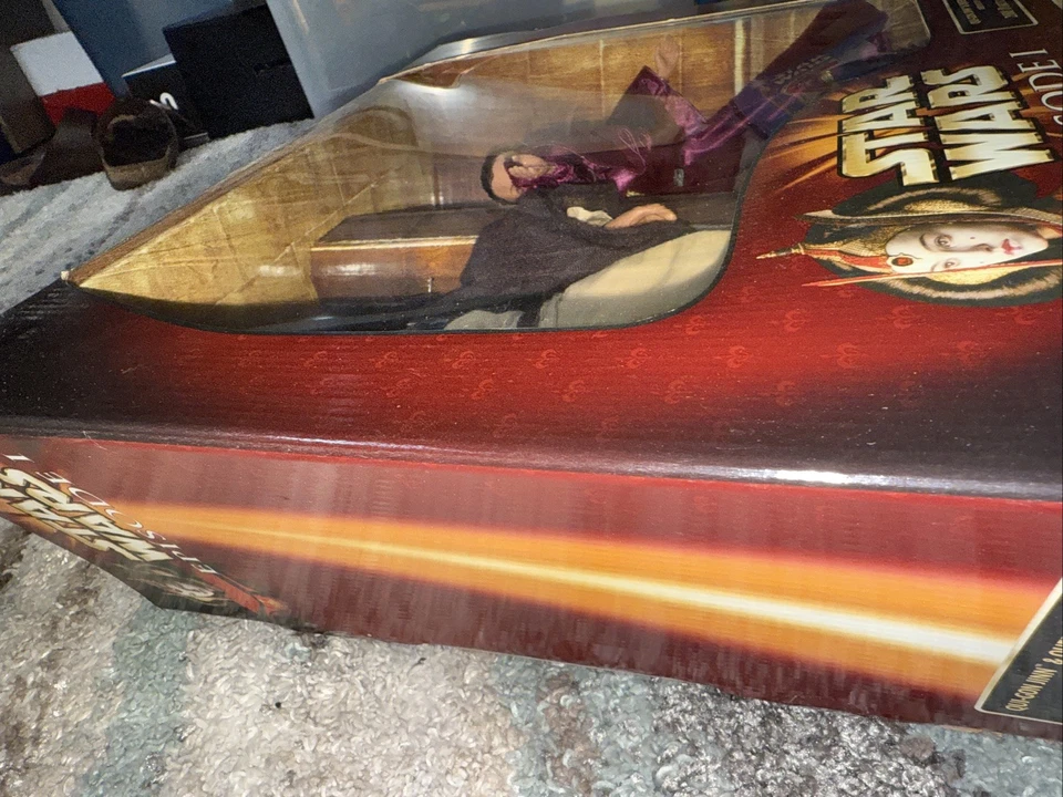 Figuras Star Wars Episodio I Qui-Gon Jinn & Queen Amidala Defensa de Naboo 12" 1999 Foto 4 de 4