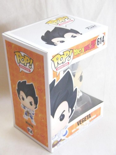 Pop Vegeta 614 Funko Vinyl Dragonball Z in .6mm Protector - Picture 2 of 5