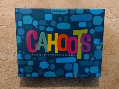 RARE & NEW ''Cahoots'' Gamewright (2018) Family Cooperative Hint Sync Card Game
