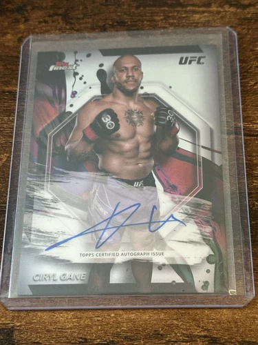 2024 Topps Finest UFC Ciryl Gane Auto #FA-CLG