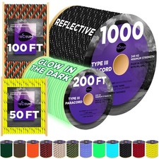 Paracord Rope Type III 550 Tactical MIL-SPEC Outdoor para Cord