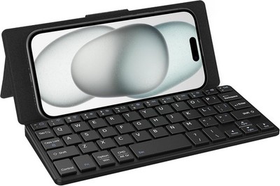 Wireless Keyboard with Stand, Mini Keyboard for Cell Phone, Ultra-Slim Portable