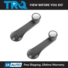 Trq Window Crank Lever Handle Gray Chrome Pair Set For 84-00 Honda Civic New