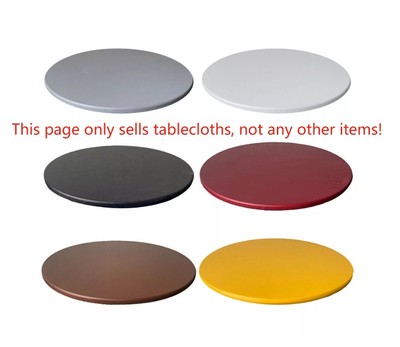 60-140cm Runde wasserdichte Tischdecke Tuch Schutz Tischdecke mit elastischen