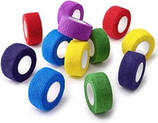 Pet Wrap Self Adhesive Bandage 12 Rolls 1Inch Cohesive Vet Tape for Pets