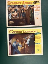 Rock Hudson Original Movie Lobby Card Set Of 2