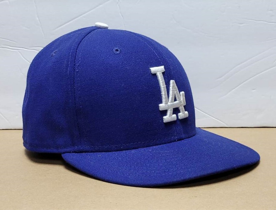 LA Dodgers New Era 59Fifty Blue Authentic Merchandise OS Flat Bill