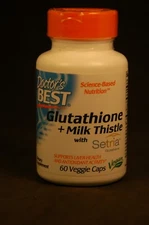 Doctor's Best Glutathione + Mile Thistle with Setria 60 Veggie Caps