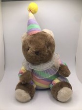 Vintage Applause 7" Wind Up Teddy Bear Plush 1986 Works - Rare