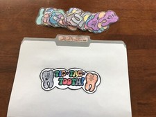 Tic-Ta c tooth good bad for teeth science grades k-2 file folder game