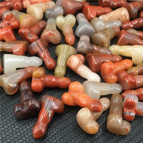 Wholesale Natural mix mini Penis Carved quartz Crystal Massager Wand Healing - Picture 291 of 296