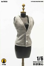 Phicen TYM126 1/6 Female knitted Vest Top Suit Clothes Fit 12'' Action Figure