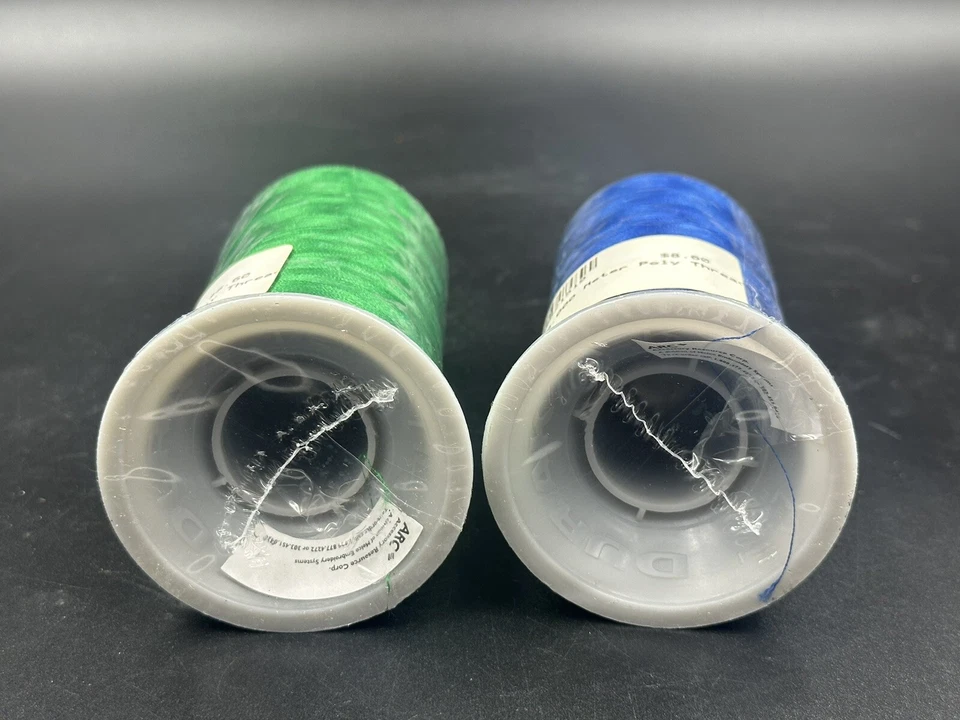 2-ARC 100% Polyester Embroidery Machine Thread (40wt- 5000M) Blue And Green - Image 3 of 3