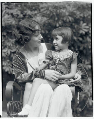 Actress Lupe Velez Holding Her Adopted Daughter - 1932 Historic Old Photo
